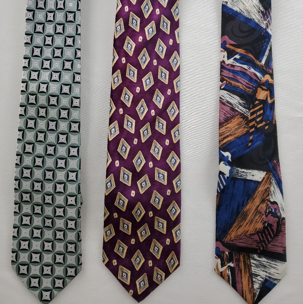 Variety of Ties (Brands) 💜 Three men's ties